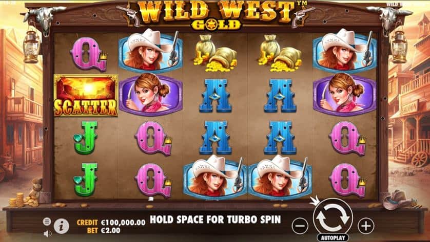 Igrajte besplatno Wild West Gold