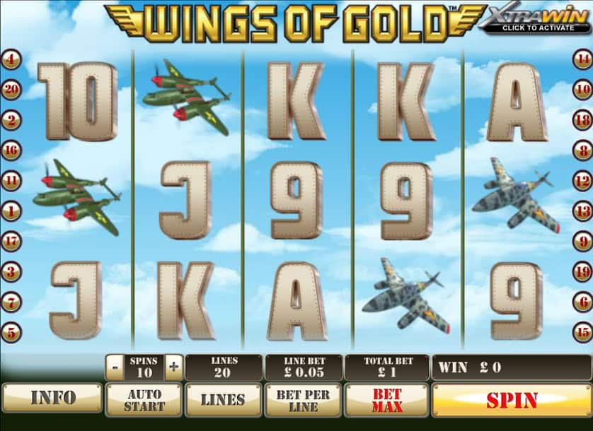 Igrajte besplatno Wings of Gold