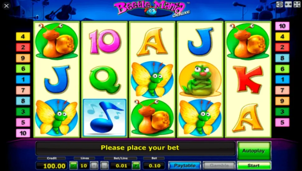 Igrajte besplatno Beetle Mania deluxe