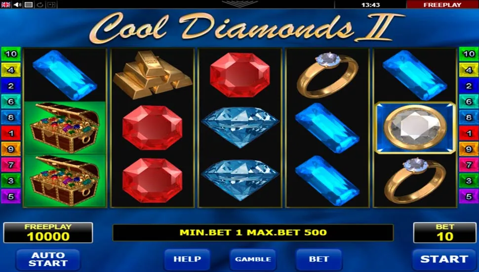 Igrajte besplatno Cool Diamonds II