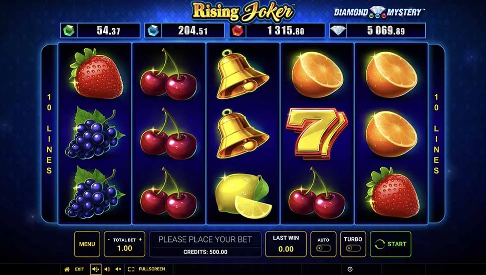 Igrajte besplatno Diamond Mystery Rising Joker