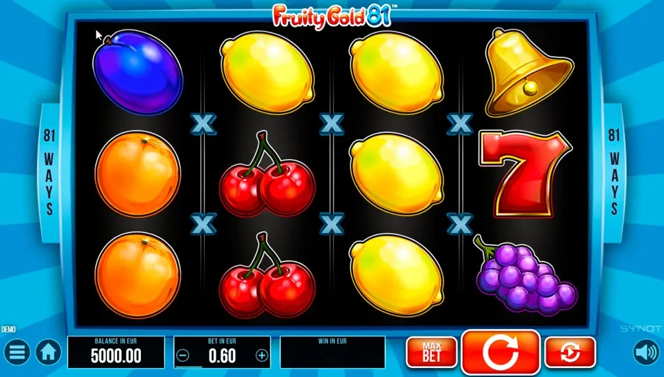 Igrajte besplatno Fruity Gold 81