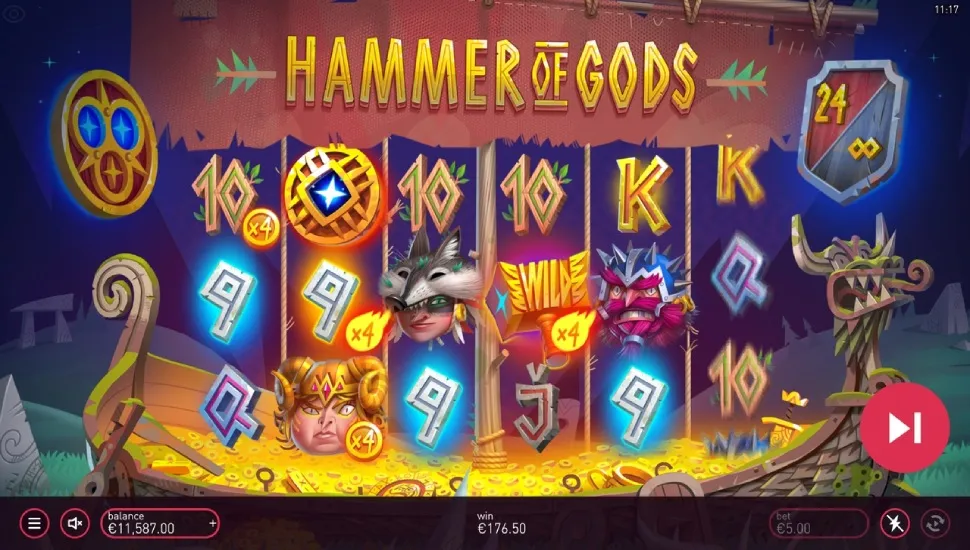 Igrajte besplatno Hammer of Gods