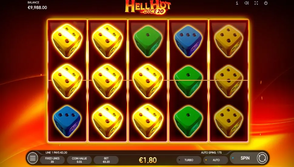 Igrajte besplatno Hell Hot Dice 20