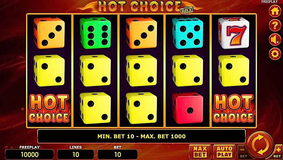 Igrajte besplatno Hot Choice Dice