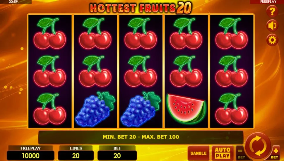 Igrajte besplatno Hottest Fruits 20