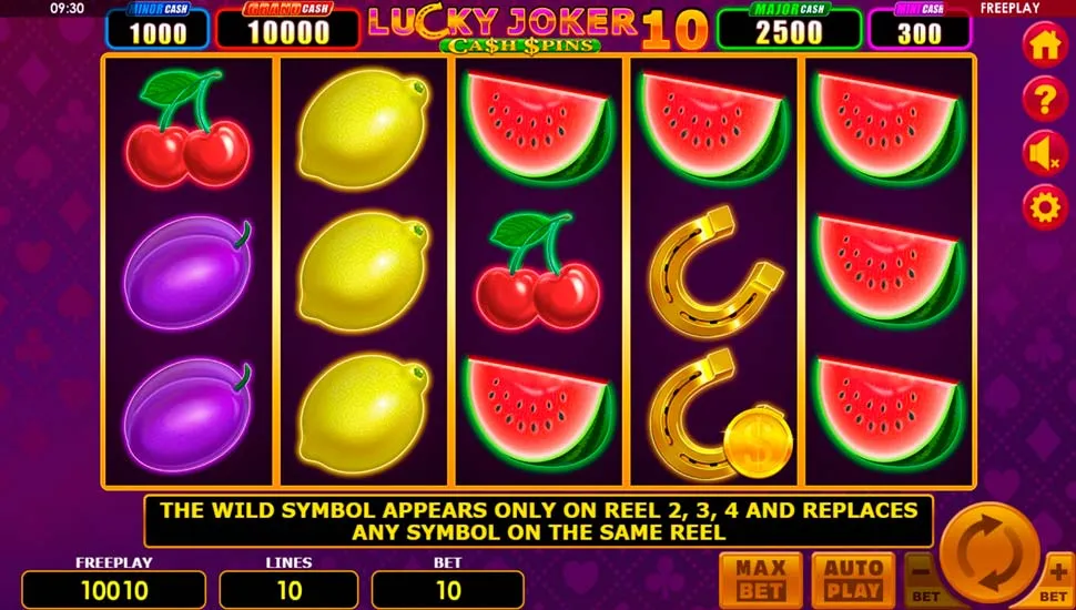 Igrajte besplatno Lucky Joker 10 Cash Spins