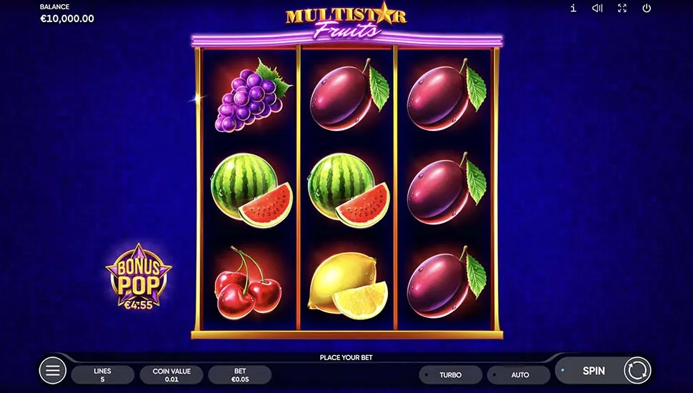 Igrajte besplatno Multistar Fruits