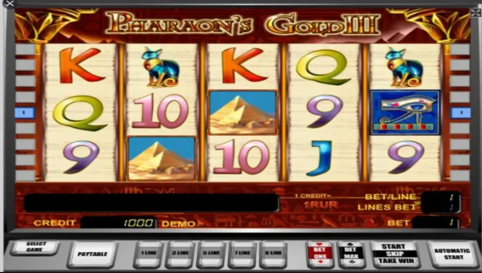 Igrajte besplatno Pharaoh’s Gold III