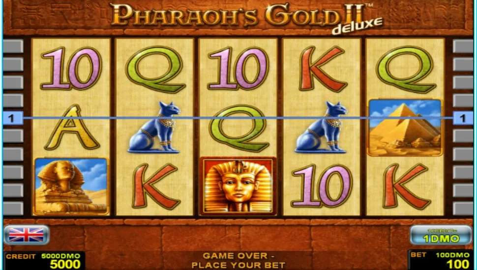 Igrajte besplatno Pharaohs Gold II Deluxe