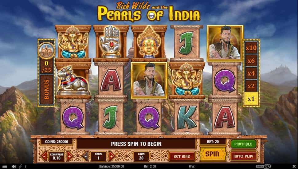 Igrajte besplatno Rich Wilde and the Pearls of India
