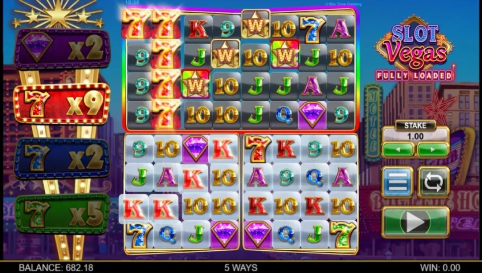 Igrajte besplatno Slot Vegas Fully Loaded Megaquads