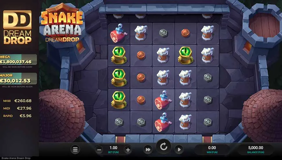 Igrajte besplatno Snake Arena Dream Drop