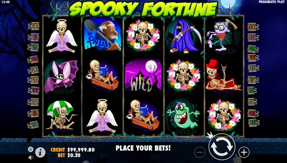 Igrajte besplatno Spooky Fortune