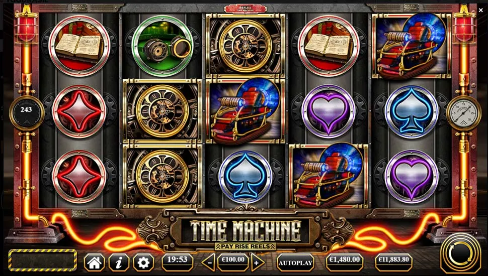Igrajte besplatno Time Machine Pay Rise Reels