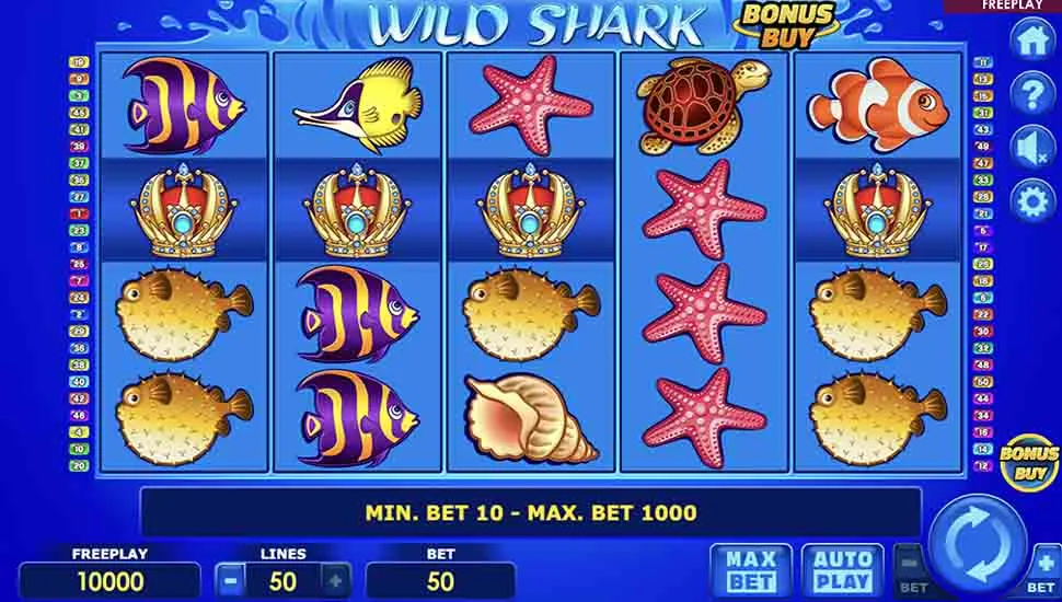 Igrajte besplatno Wild Shark Bonus Buy