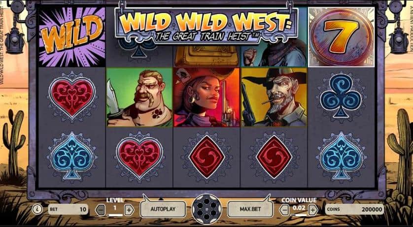 Igrajte besplatno Wild Wild West: The Great Train Heist