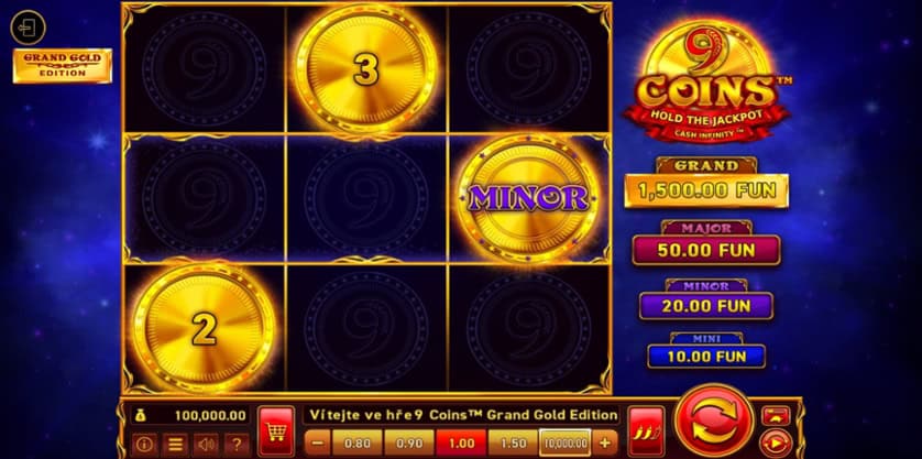 Igrajte besplatno 9 Coins Grand Gold Edition