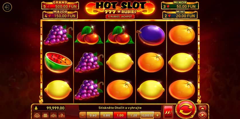 Igrajte besplatno Hot Slot: 777 Rubies