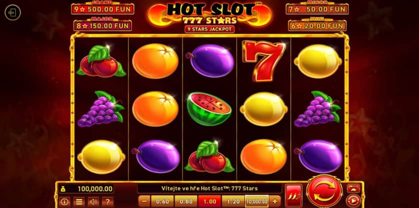 Igrajte besplatno Hot Slot: 777 Stars