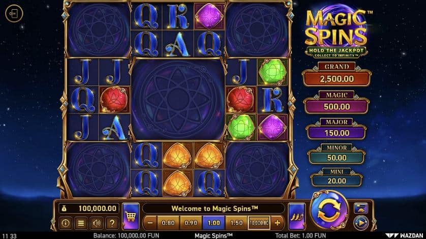 Igrajte besplatno Magic Spins