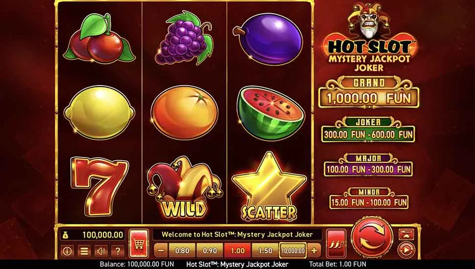 Igrajte besplatno Hot Slot Mystery Joker Jackpot