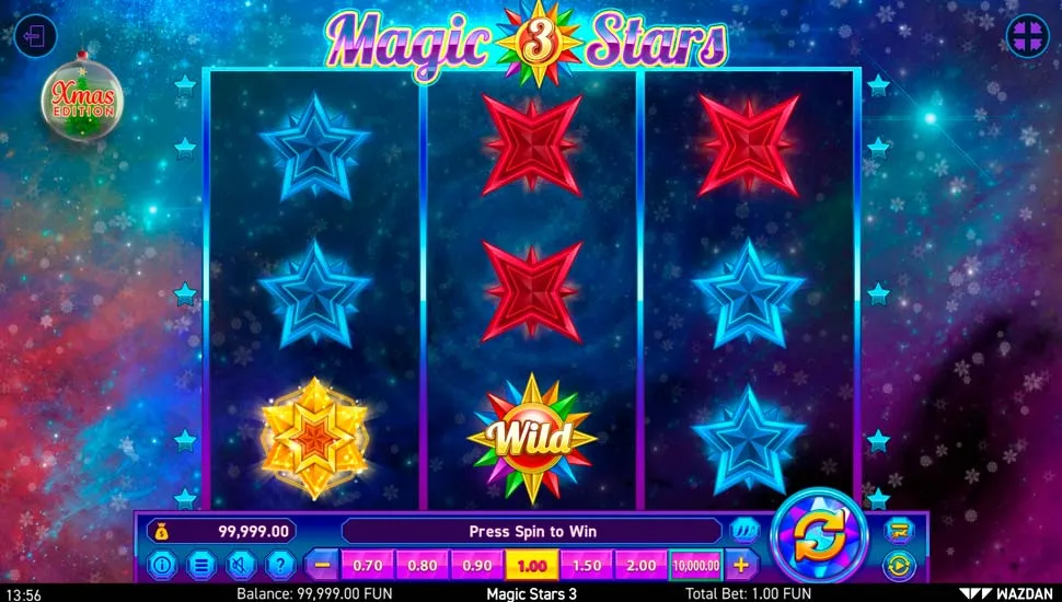 Igrajte besplatno Magic Stars 3 Xmas Edition