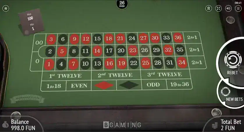 Igrajte besplatno American Roulette