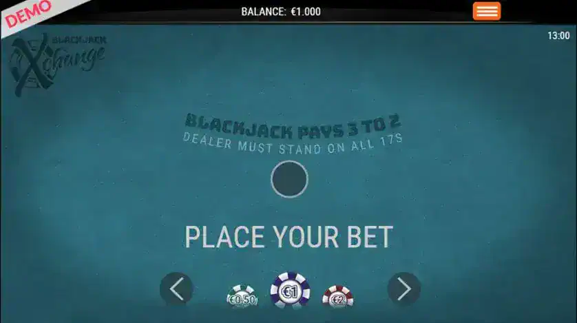 Igrajte besplatno Blackjack Xchange