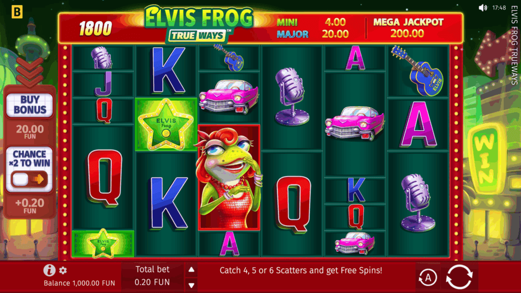 Igrajte besplatno Elvis Frog TRUEWAYS
