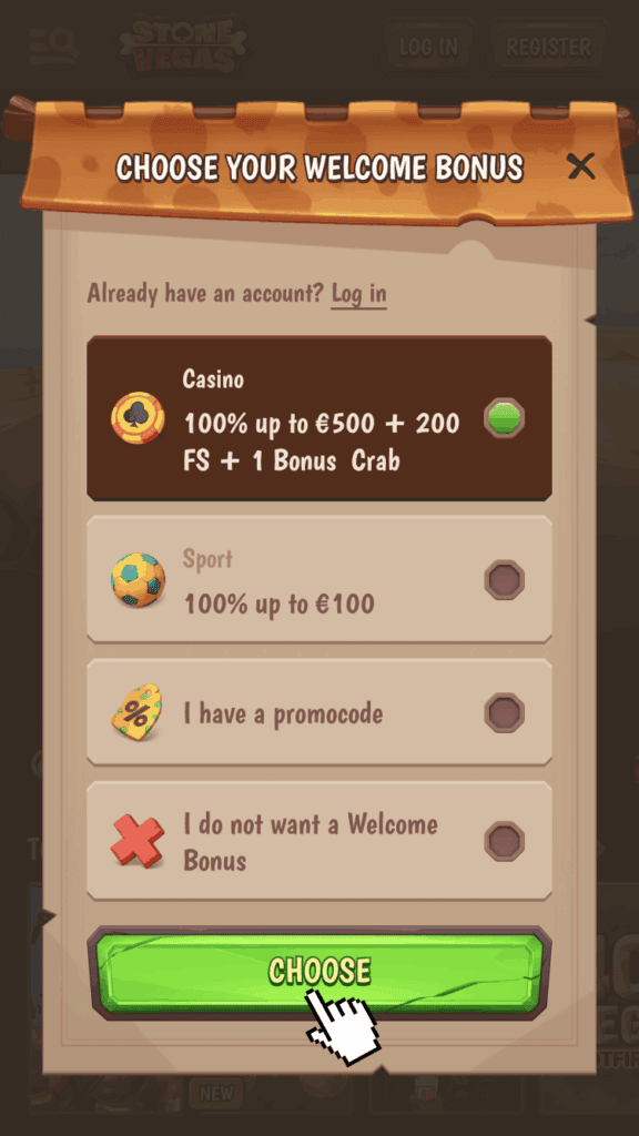 Odaberite bonus