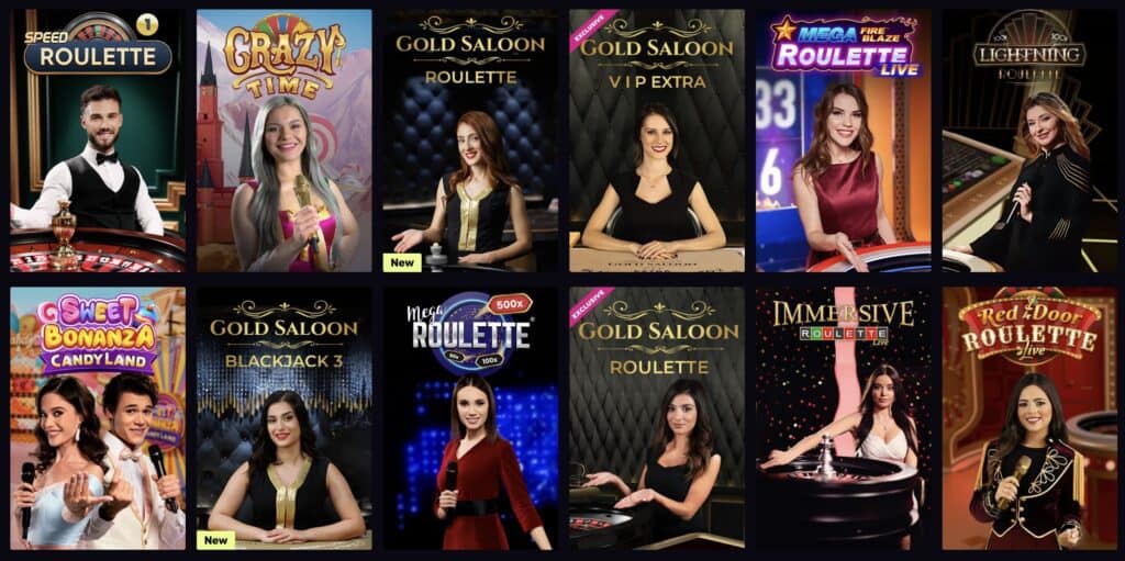 Sportuna Casino igre uživo