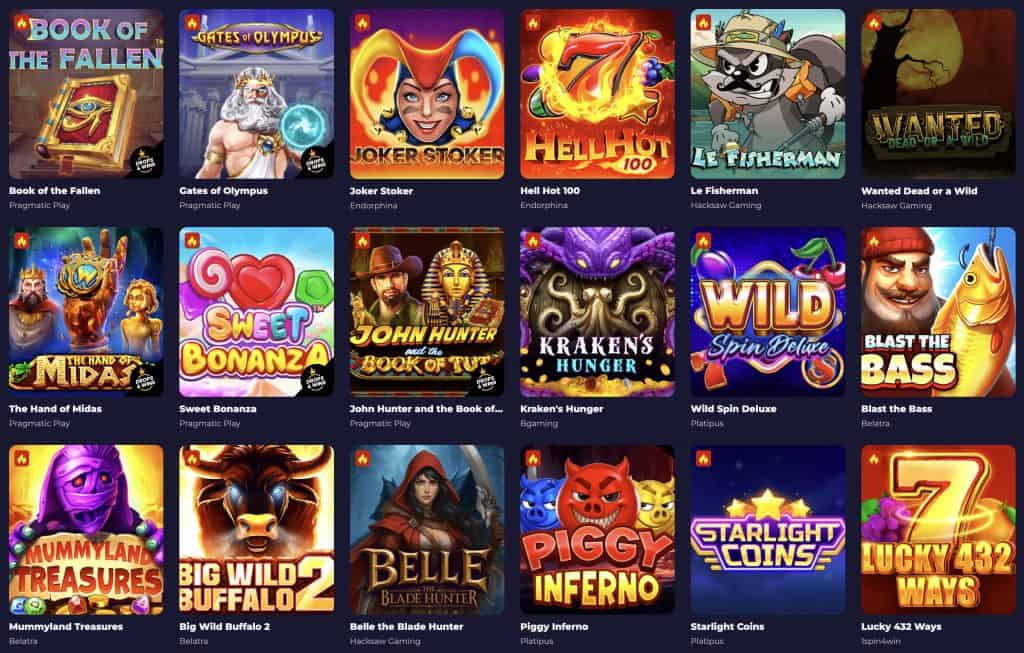 Slota Casino - Slotovi