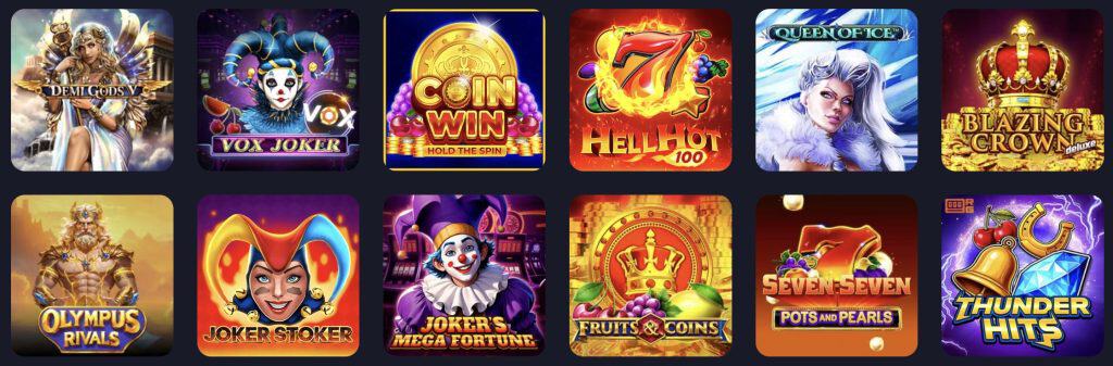 Vox Casino Izbor igara