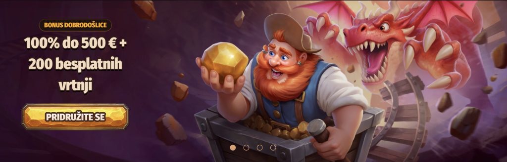 Dragonia Bonus dobrodošlice