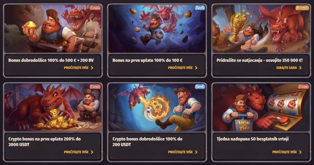 Dragonia Casino bonusi
