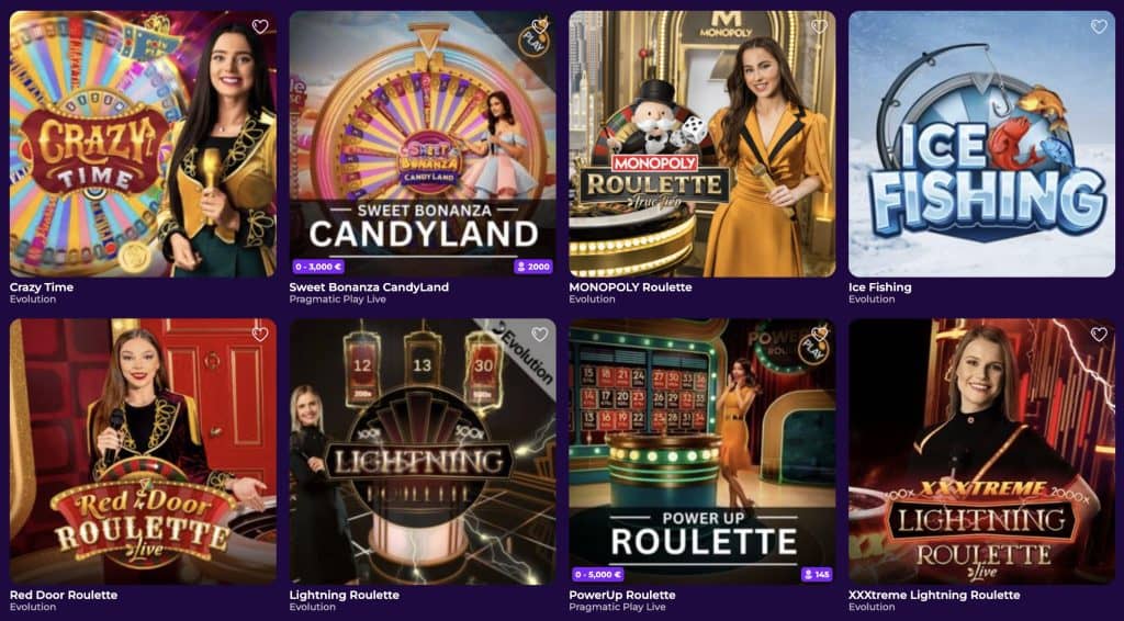 Gambloria Casino uživo