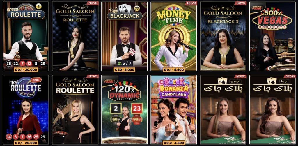 Wintino Casino uživo
