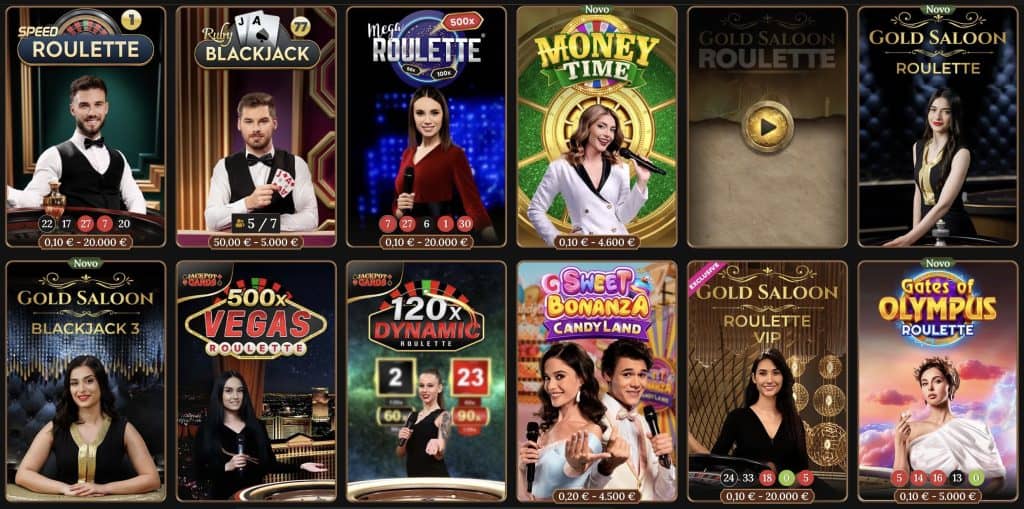 BetWest Casino uživo