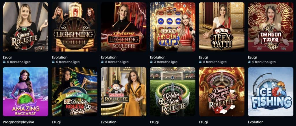 Snatch Casino uživo