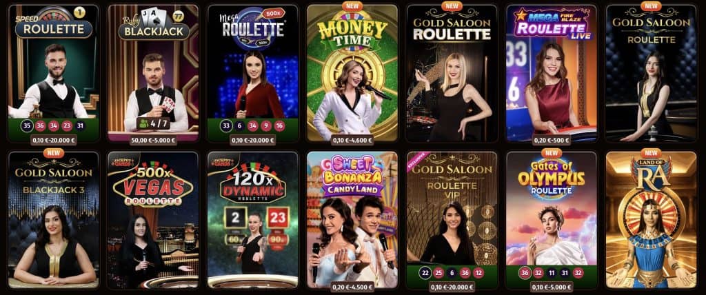 Westace Live casino igre