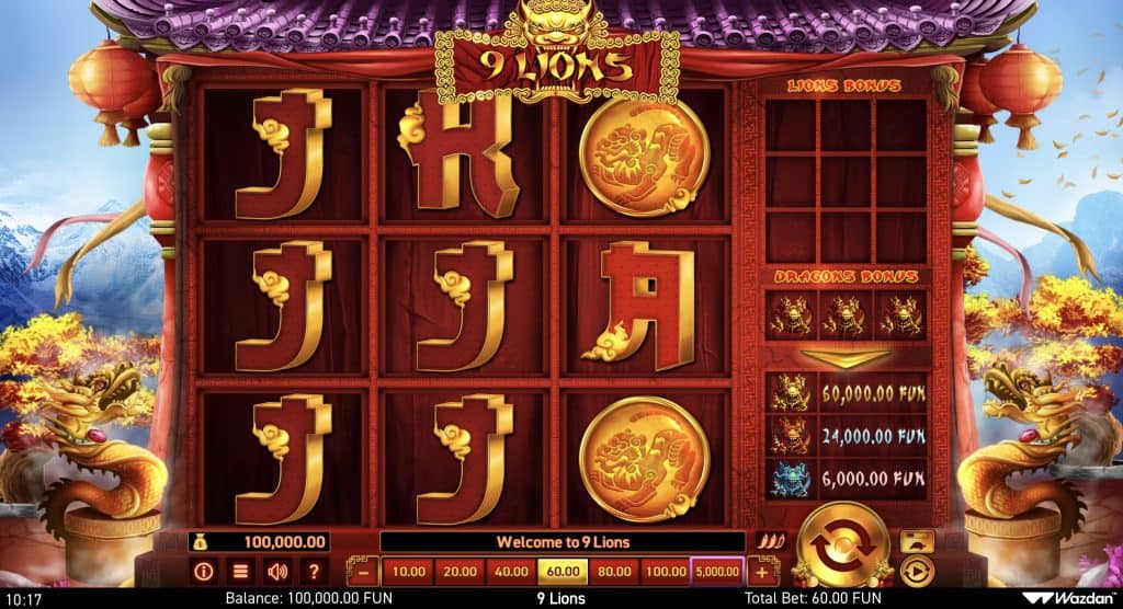 9 Lions slot