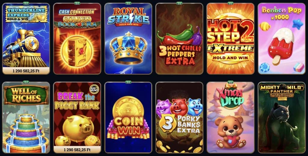 Millioner Casino játékok