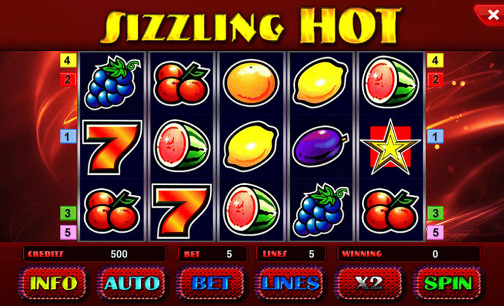 Play for free Sizzling Hot